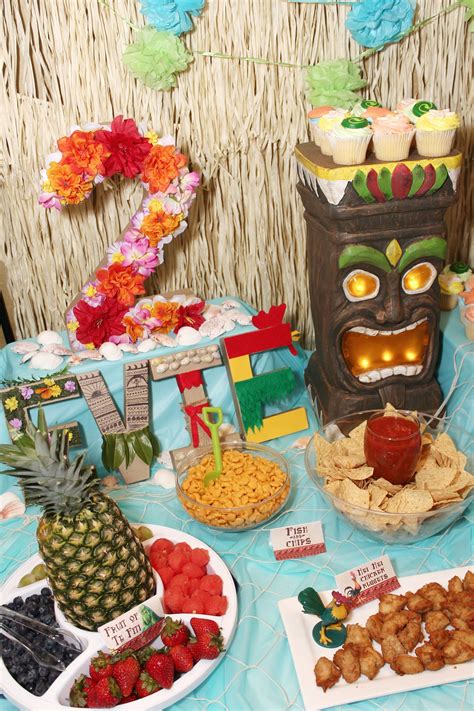 Moana Themed Birthday Party