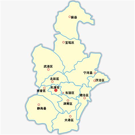 天津市地图全图大图_天津最新各区分布图 - 随意云