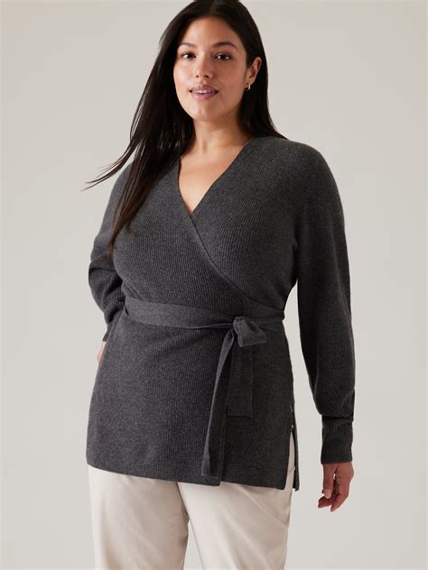 Women's Yoga Wrap Sweater at Donna Champion blog