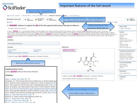 SciFinder Scholar CAS Chemistry Database | PPT