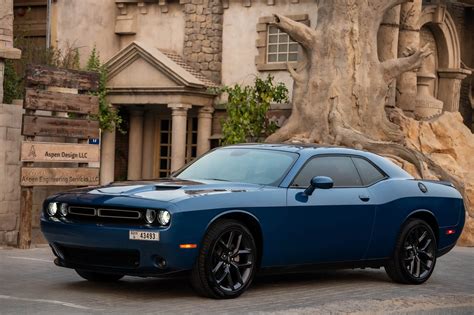 Rent Dodge Challenger Blue in Dubai - Sportscars - Octane.Rent
