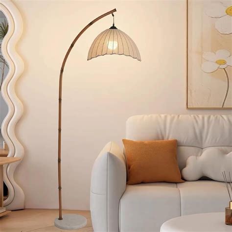 Bayou Breeze Bamboo Floor Lamp Bohemian Style - Wayfair Canada