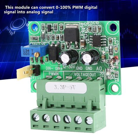 Buy Hilitand Analog Voltage to PWM Signal Converter, 3.3V PWM Signal to ...