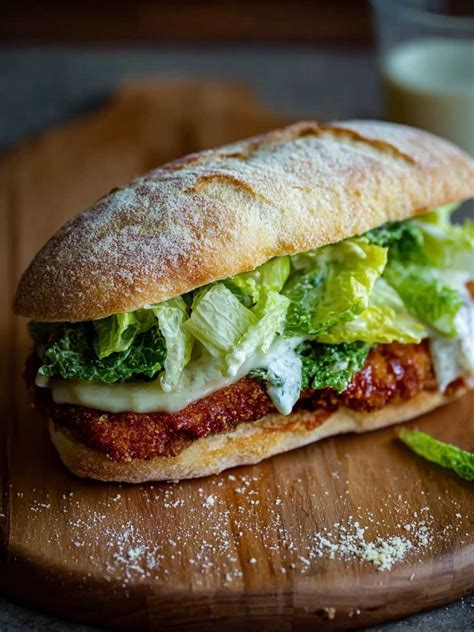Crispy Chicken Caesar Sandwich