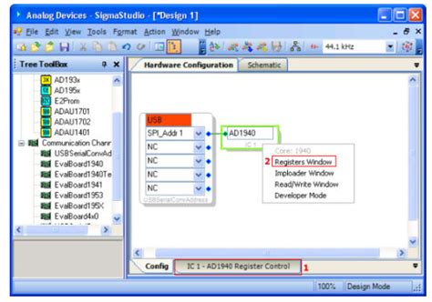 Register Control Window [Analog Devices Wiki]