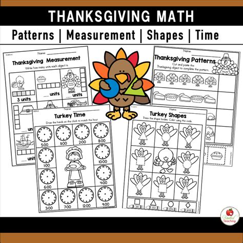 Image result for First Grade Thanksgiving Math Worksheets