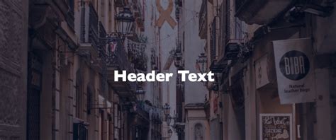 Image result for CSS Header with Text Overlay