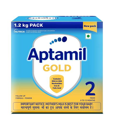 Buy Aptamil Gold Infant Formula Milk Powder for Babies - Stage 2 (6-12 ...