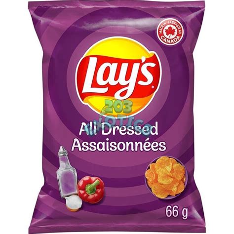 Lays All Dressed Flavored Chips (Gluten Free) | 203 Exotics