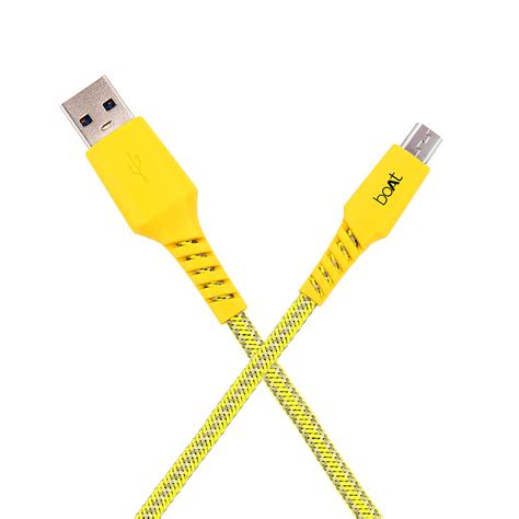 boAt Micro-Rugged700-1.5- Neon Micro USB Cable (Neon) : Amazon.in ...