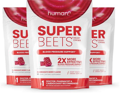 Amazon.com: HumanN SuperBeets Heart Tablets Smooth Coat 500mg – Non-GMO ...