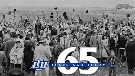 LCU: LCU Celebrates Groundbreaking 65 Years Ago