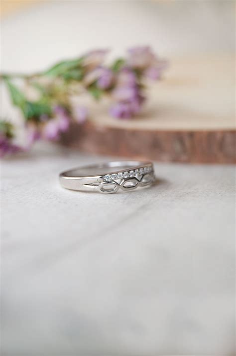 Interwined Sparkle Sterling Silver Band Ring | 925 Silver Jewellery by ...