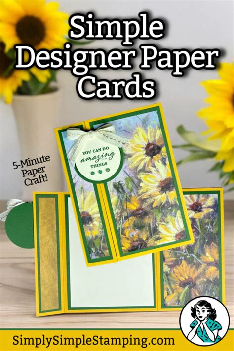 Image result for Handmade Cards Using Designer Paper