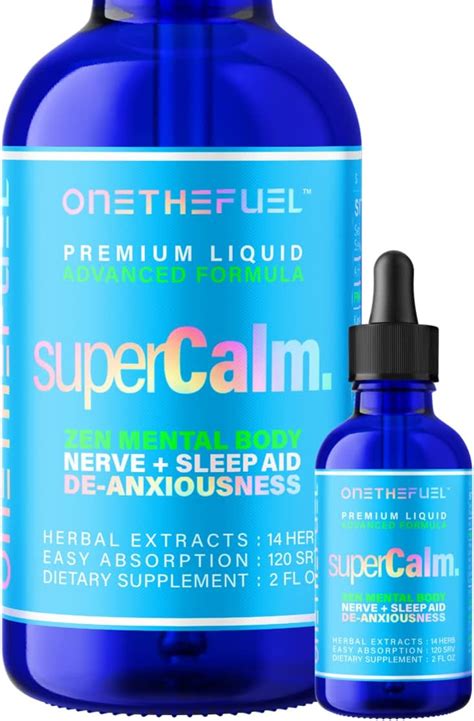 Buy SuperCalm 2oz. Plant-Based Mental Nervous Zen Calming Muscles ...