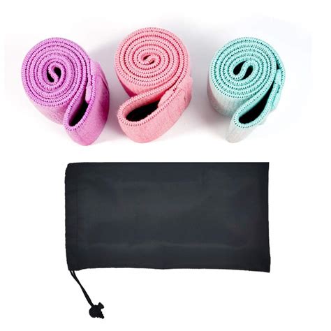 China Wholesale custom gluet hip bands set exercise fabric booty loop ...