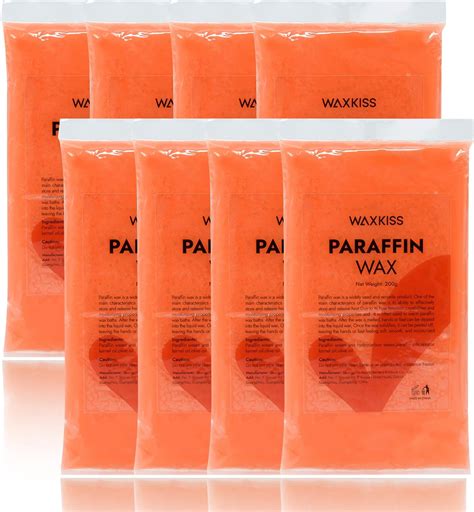 Amazon.com : Waxkiss Paraffin Wax for Hand and Feet, 8 Pack Paraffin Wax Refills Peach for ...