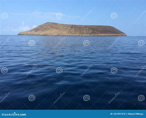 Lehua Island between Niihau and Kauai Islands in Hawaii. Stock Photo ...