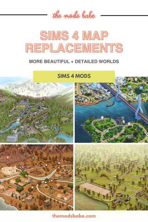 Image result for Sims 4 World Map Install Mod