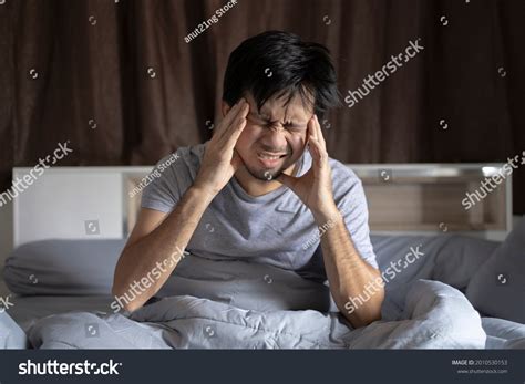 Asian Man Has Headache After Waking Stock Photo 2010530153 | Shutterstock