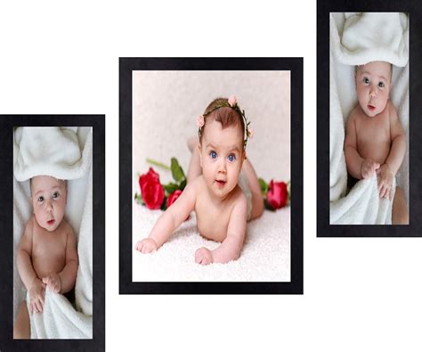 CRAFTSFEST Set of 3 Cute Baby Wall Paintings (Size: W x H: 20 inch x 14 ...