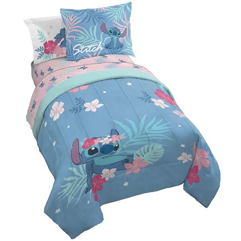 Disney Lilo & Stitch Paradise Dream 7 Piece Microfiber Queen Bed Set ...