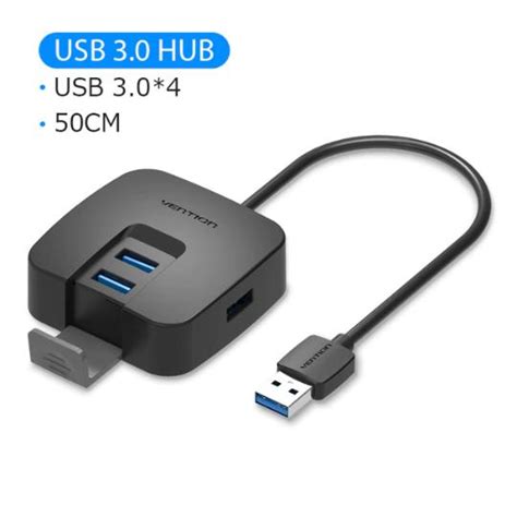 Promo USB 3.0 HUB Vention CHB 4Ports with Micro USb Power port ...