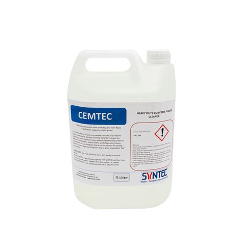 Heavy Duty Concrete Floor Cleaner - Cemtec - Syntec Manufacturing ...