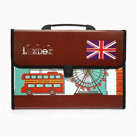 ZORSE London Themed Professional File Folders for Certificates, Docume ...