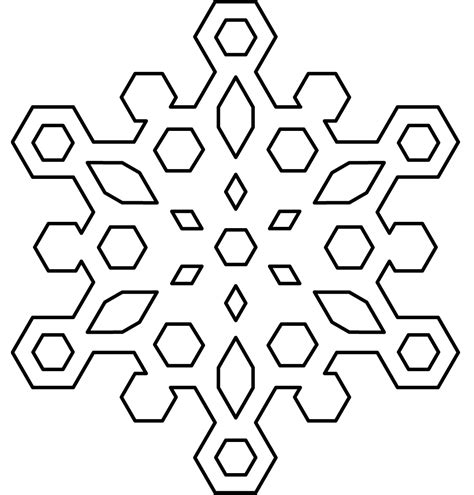 Free Printable Snowflake Coloring Pages For Kids