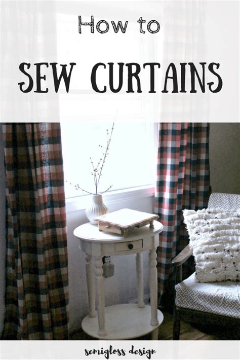 Sewing Curtains Tutorials 的图像结果