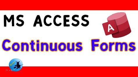 Image result for Format Access Continuous Form