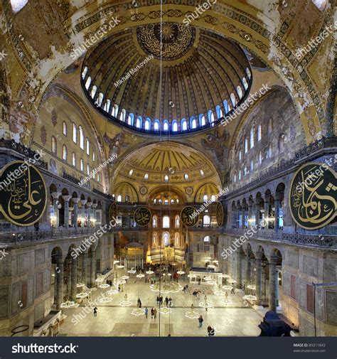 Interior Hagia Sophia Istanbul Turkey Stock Photo 89311843 - Shutterstock