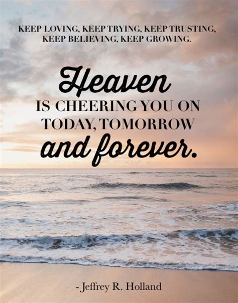Heaven is Cheering You On