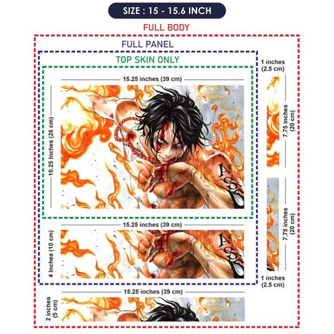 Shop Fire Fist Ace One Piece Laptop Skin | Buy Online Now – SkinsLegend
