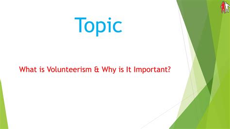 What is volunteerism | PPTX