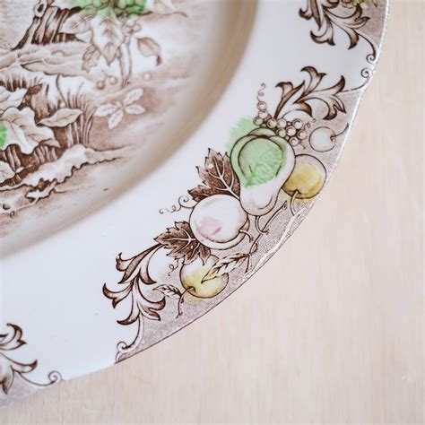 Vintage Turkey Platter – Walnut & Wool