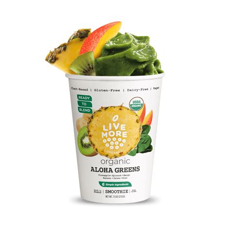 LiveMore Superfoods | 100% Organic Pre-Made Smoothie Cups