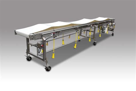 Portable Sanitary Belt Conveyors | Benda Manufacturing