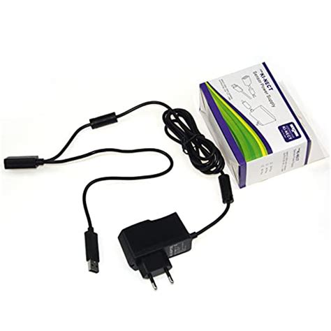 JAYJIT For Xbox 360 Kinect Sensor Power Supply Adapter Converter AC USB ...