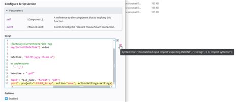 Image result for Ignition Python Script Example