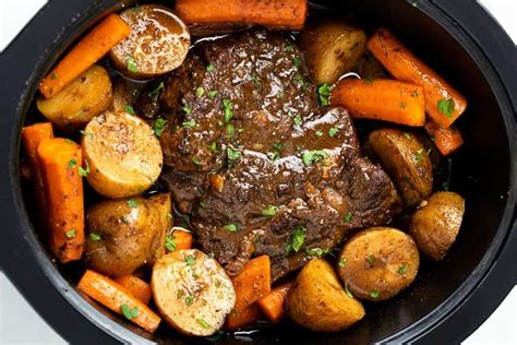 Slow Cooker Pork Pot Roast 的图像结果