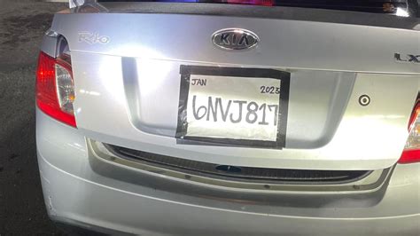 Suspect Makes A Questionable Fake License Plate - The Auto Wire