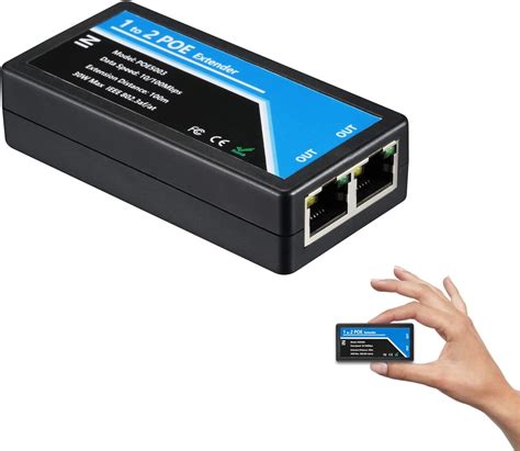 RevoTech RJ45 POE Extender for IP Camera, 100m Range, IEEE India | Ubuy