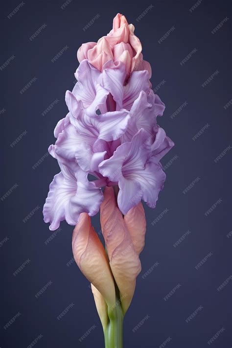 Premium Photo | A 3D rendering of a single blooming Hyacinth Sonbol ...