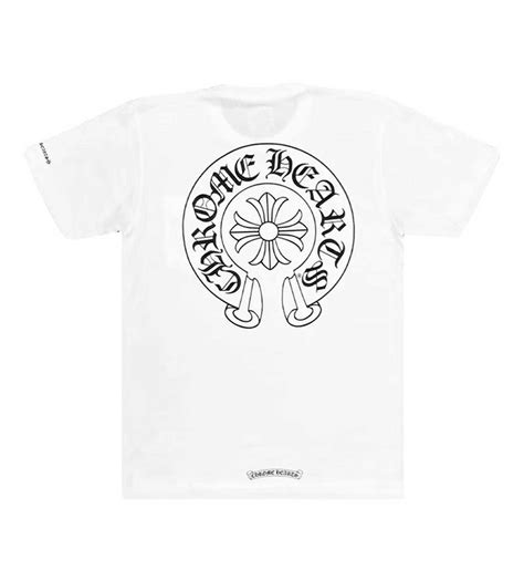 Chrome Hearts Horseshoe Logo Pocket White Tee - Restock AR