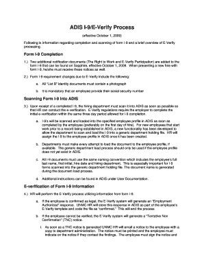 Fillable Online unmc ADIS I-9/E-Verify Process - UNMC - unmc Fax Email ...