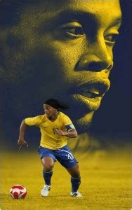 Ronaldinho Footballer Wall Poster For Room With Gloss Lamination M6 ...