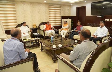 Odisha's Panchayati Raj Minister Shri Pradip Kumar Amat meets Union ...