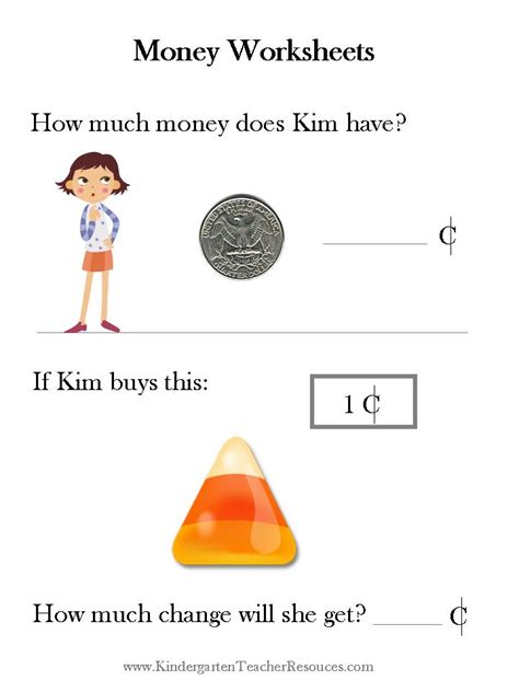 Worksheets for Learning Money 的图像结果